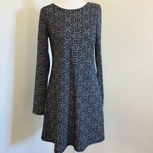 Xhilaration long sleeve black dress work